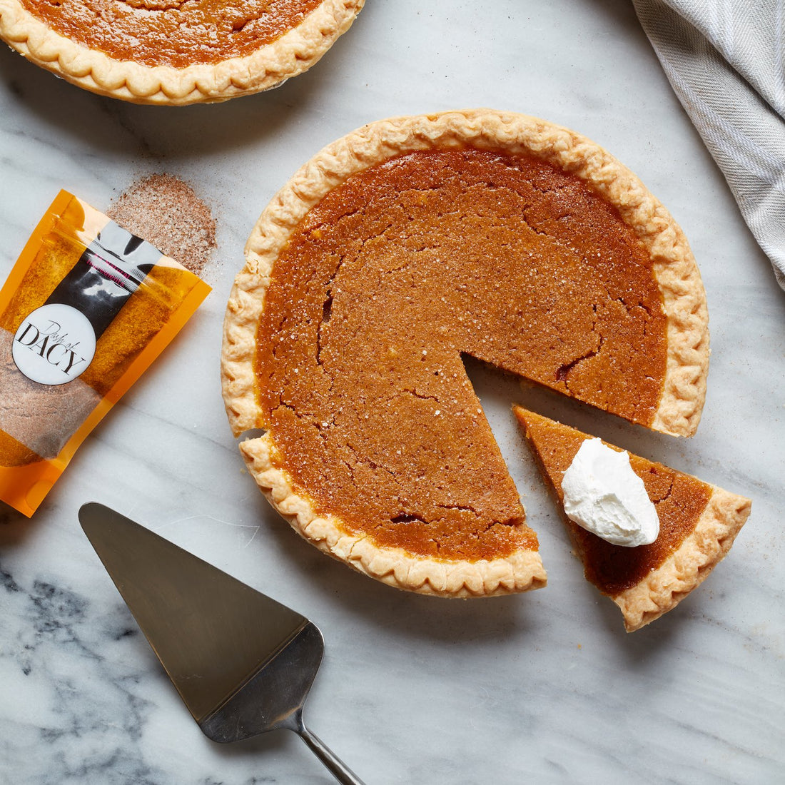 Browned Butter Sweet Potato Pie w. Cinnilla Sugar