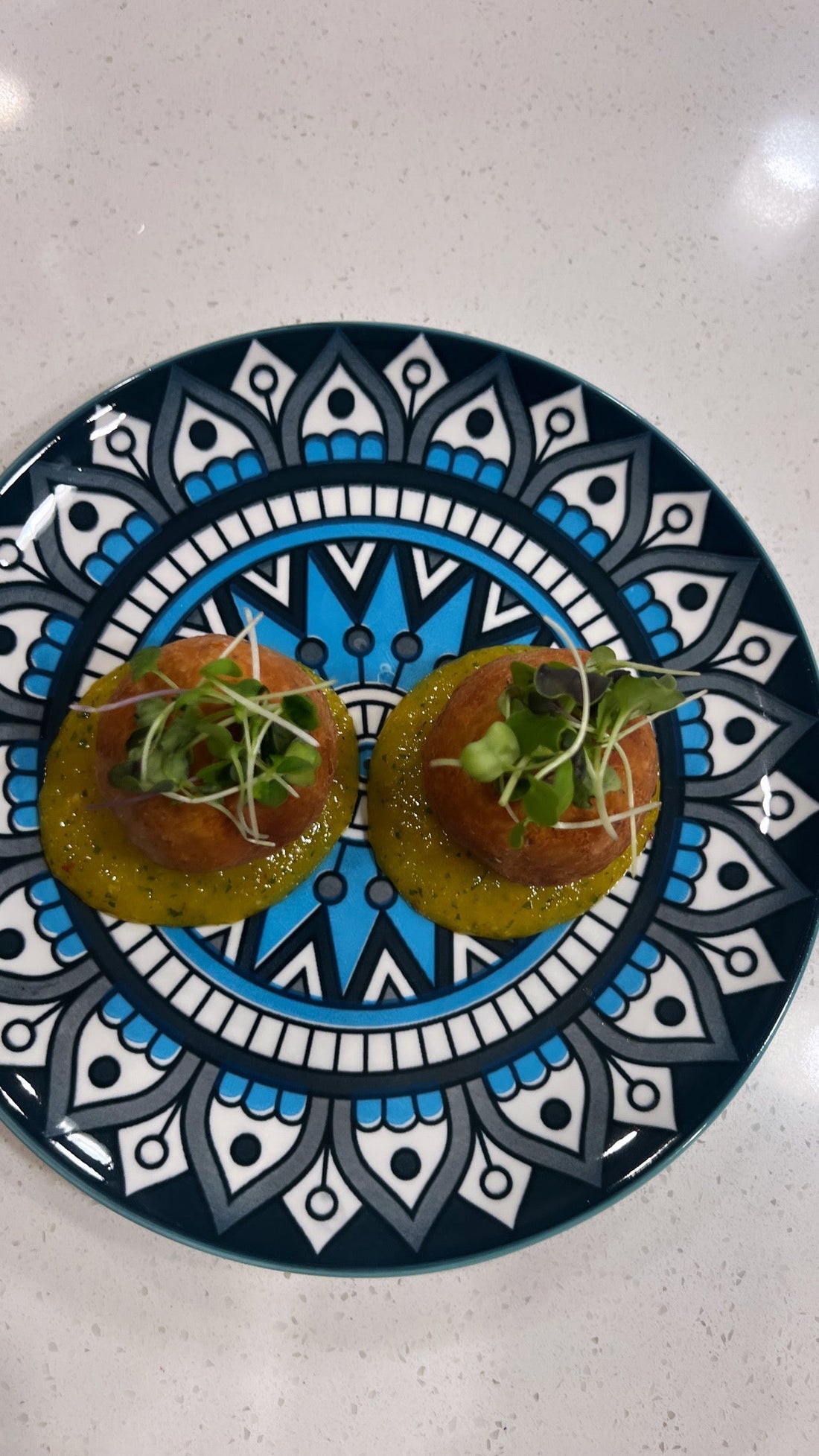 GUYANESE FISH CAKES WITH MANGO SOUR
