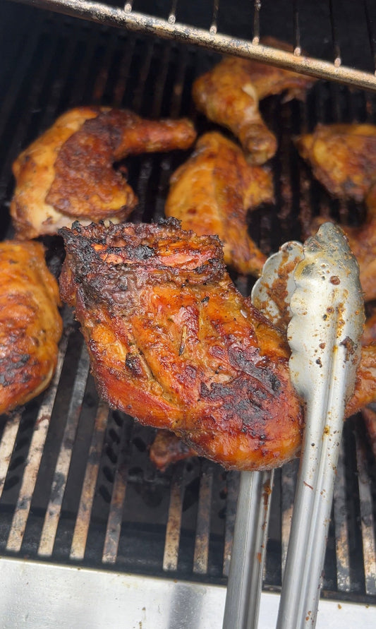 Grilled Chicken Leg Quarters with Dash of Dacy Chicken | Poultry Marinade